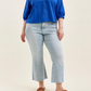 Judy Blue Plus-Size Mid-Rise Light Blue Kick Flare Jean