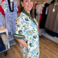 September Sunrise Curvy Ecru Tapestry Dress