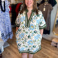 September Sunrise Curvy Ecru Tapestry Dress