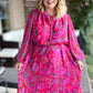 Sheer Perfection Plus-Size Paisley Maxi Dress