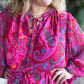 Sheer Perfection Plus-Size Paisley Maxi Dress