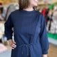 Shore is Stunning Midnight Cable Knit Mini Dress