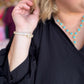 Luxe Sparkle Gold Marquis Wrap Bracelet