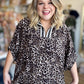 Smitten Kitten Curvy Leopard Dolman Sleeve Top