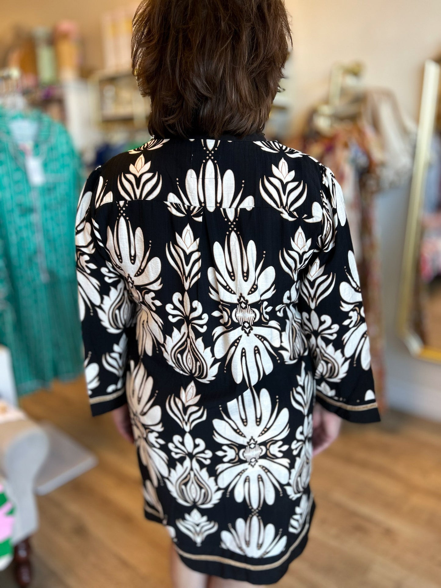 Snowfall Symphony Curvy Velvet Trim Dress