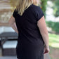 Soft & Simple Curvy Mini Black Dress
