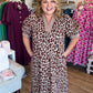 Southern Safari Dress Curvy Ecru Leopard Midi Dress