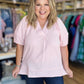 Summer Sweetheart Curvy Pink Stripe Top