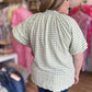 Sunday Stroll Curvy Sage Gingham Blouse