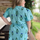 Sunlit Society Plus-Size Floral Dress