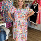 Sunshine & Sweetness Curvy Textured Midi Dress