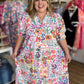 Sunshine & Sweetness Curvy Textured Midi Dress