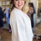 Sweet Scallops Cream Sweater