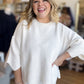 Sweet Scallops Cream Sweater