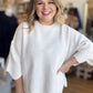 Sweet Scallops Cream Sweater