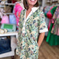 Tansy Tapestry Olive Floral Mini Dress
