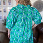 The Belle Jardin Curvy Green Mini Dress