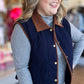 The Lexington Luxe Navy Corduroy Vest