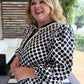 The New Neutral Plus-Size Black Polka Dot Top