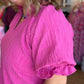 The Pink Moment Curvy Ruffled Shift Dress