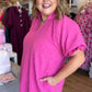 The Pink Moment Curvy Ruffled Shift Dress