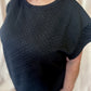 Thyme for Cooler Temps Plus-Size Black Textured Set