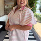 Tickled Pink Curvy Pink Ribbed Top