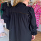 Timeless Autumn Curvy Black Long Sleeve Mini Dress