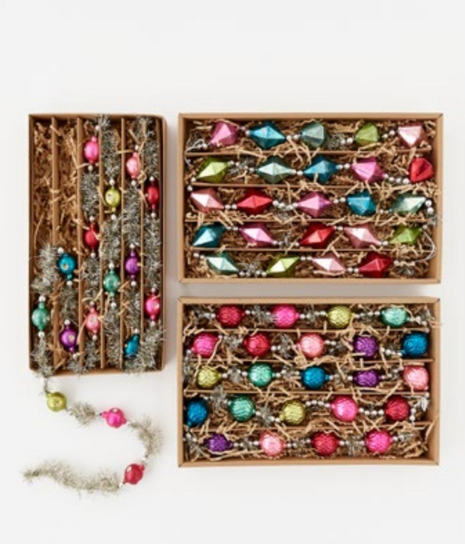 Tinsel Ball Garland