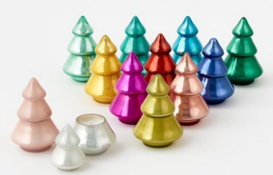 Tinsel Town Poured Wax Tree Candle