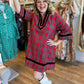 Tis the Season Curvy Tartan Mini Dress