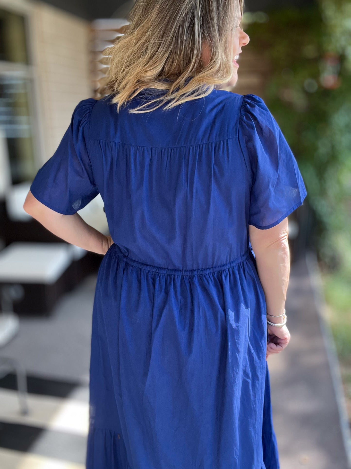 Treated Like Royalty Plus-Size Blue Maxi Dress