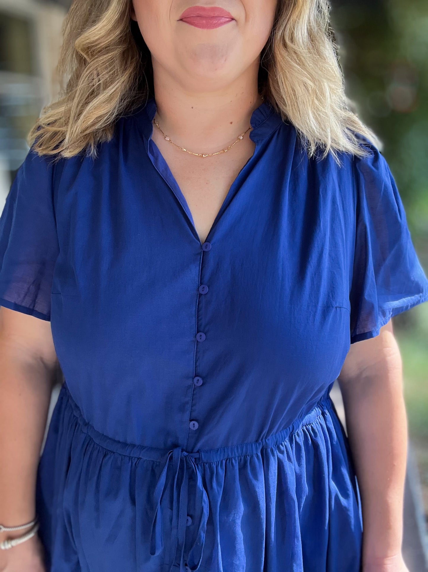 Treated Like Royalty Plus-Size Blue Maxi Dress