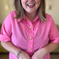 Très Belle Curvy Pink Blouse