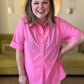 Très Belle Curvy Pink Blouse