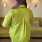 Très Belle Curvy Chartreuse Blouse