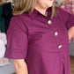Tres Chic Curvy Wine Midi Dress