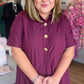 Tres Chic Curvy Wine Midi Dress