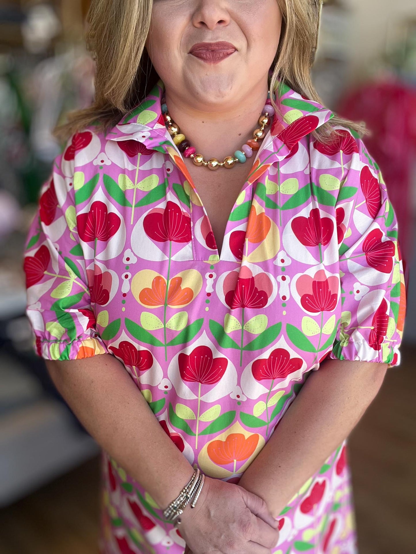 Tutti Frutti Floral Plus-Size Maxi Dress