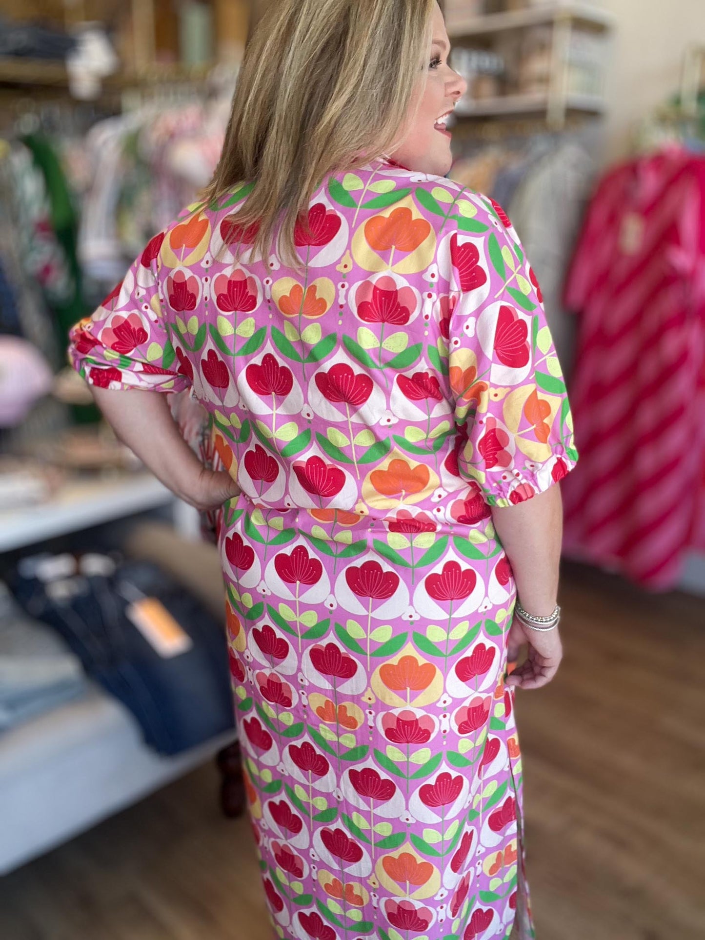 Tutti Frutti Floral Plus-Size Maxi Dress