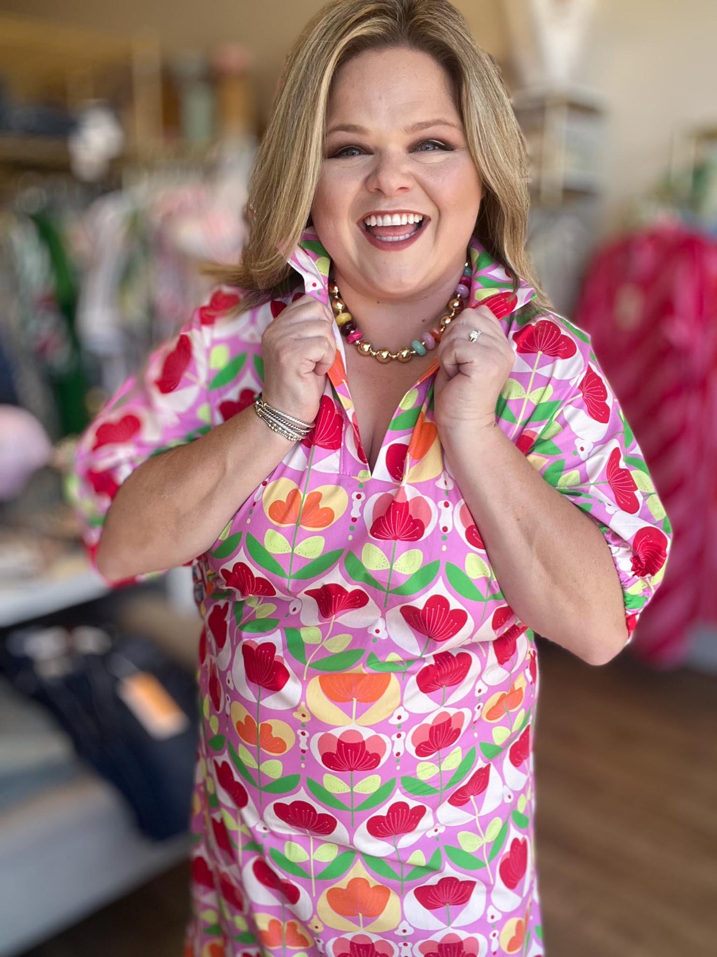 Tutti Frutti Floral Plus-Size Maxi Dress
