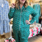 Under the Mistletoe Curvy Silky Bow Pajamas