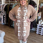 Uptown Rodeo Plus-Size Camel Embroidered Mini Dress