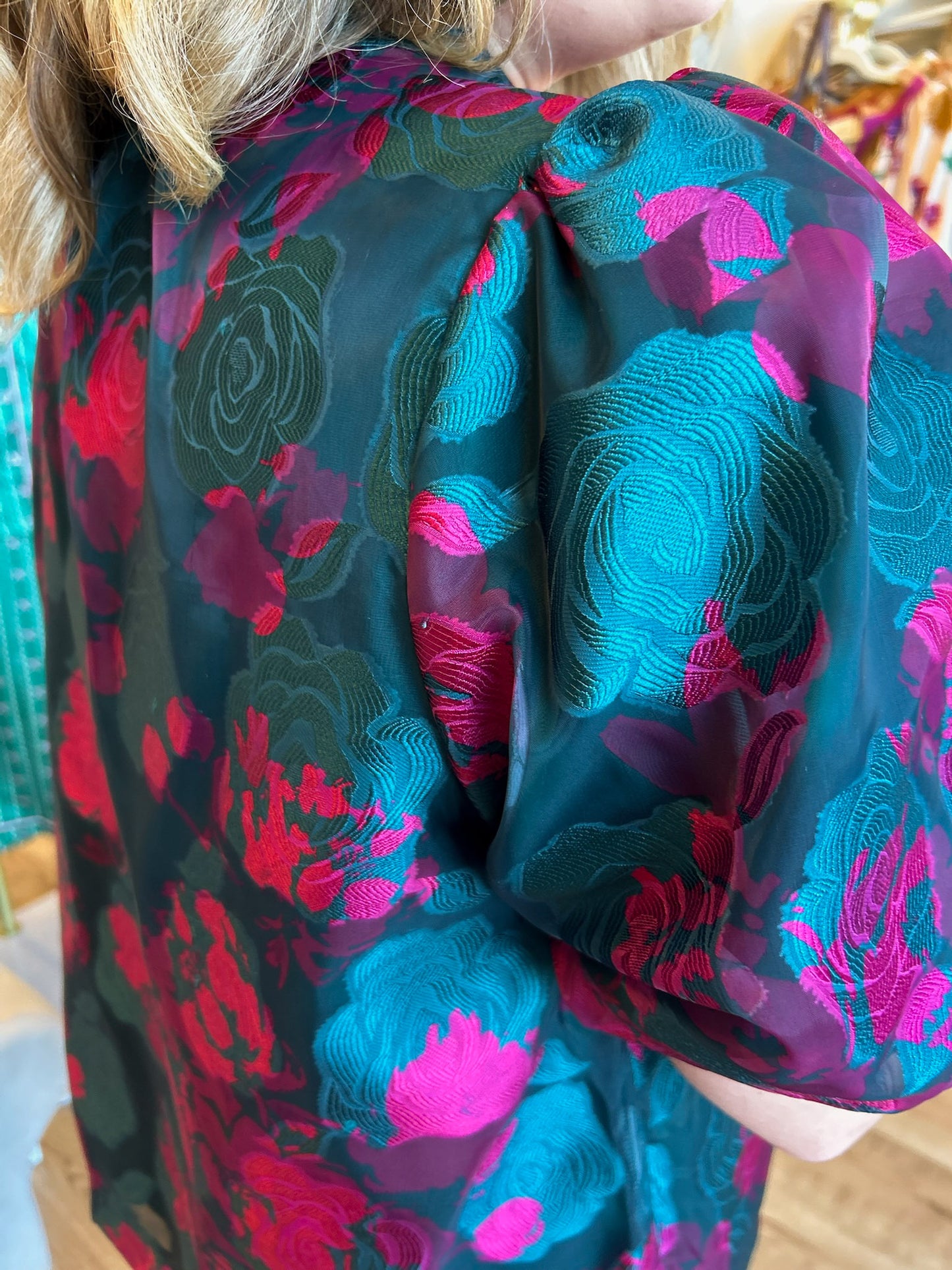 Visions of Sugarplums Plus-Size Jacquard Top