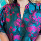 Visions of Sugarplums Plus-Size Jacquard Top
