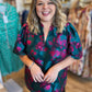 Visions of Sugarplums Plus-Size Jacquard Top
