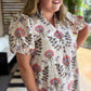 Warm Days, Cool Nights Curvy Ecru Eyelet Midi Dress