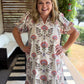 Warm Days, Cool Nights Curvy Ecru Eyelet Midi Dress
