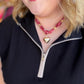 Puffy Heart Bandana Scarf Necklace
