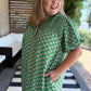 Weekend Wanderer Curvy Green Floral Midi Dress